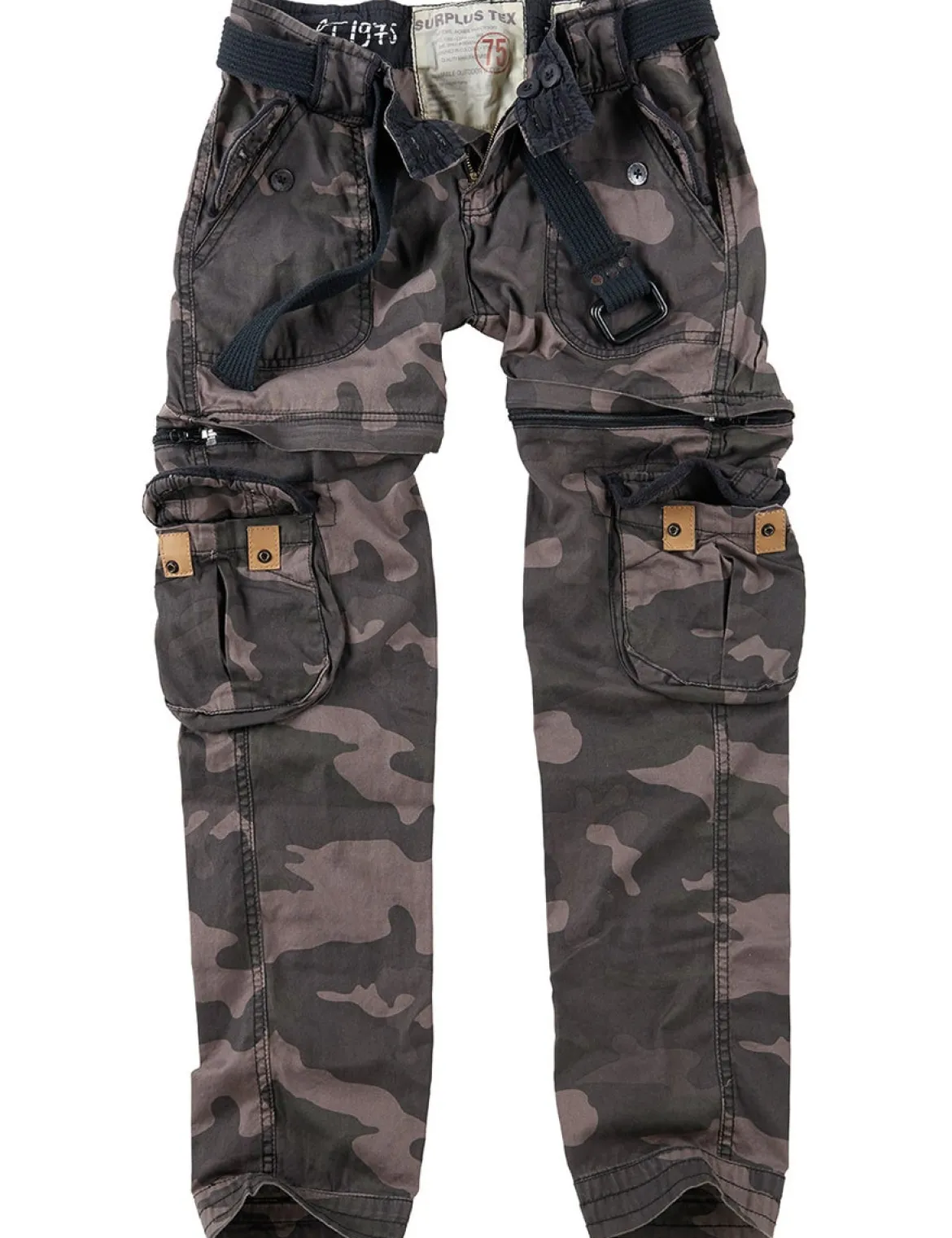Surplus Trekking Premium - Naisten reisitaskuhousut, black camo