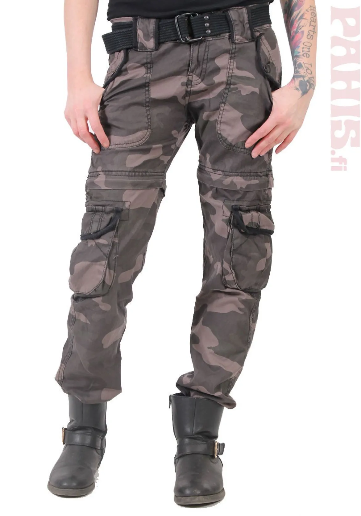 Surplus Trekking Premium - Naisten reisitaskuhousut, black camo