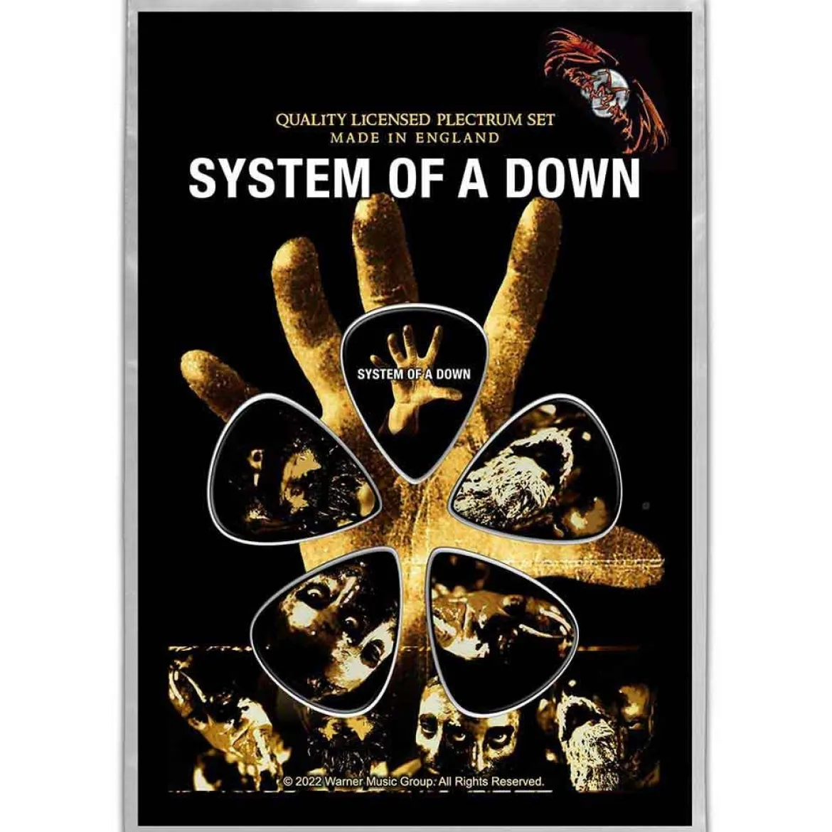 System Of A Down: Hand - Plektrasetti 5kpl