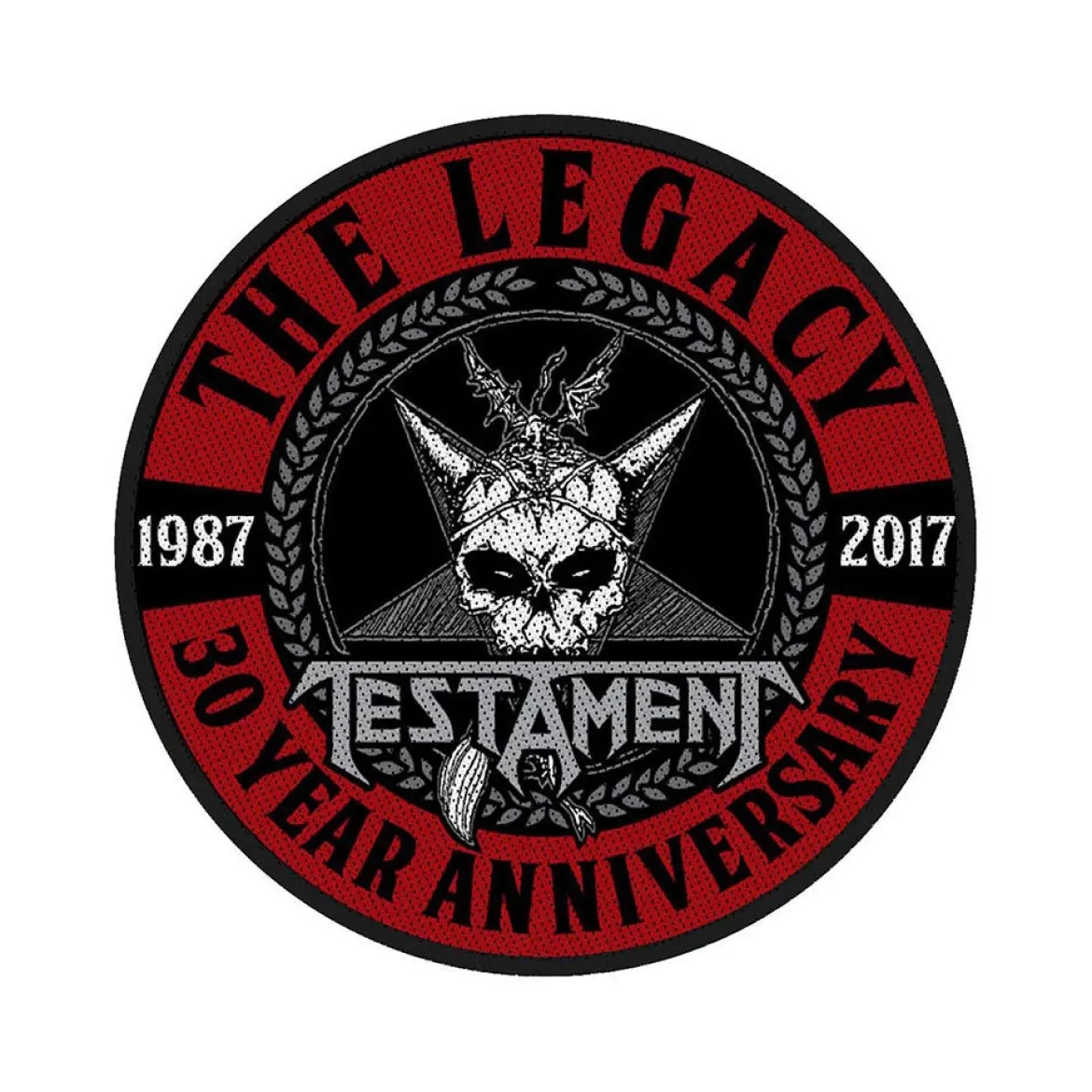 Testament the legacy 30 year anniversary- Kangasmerkki