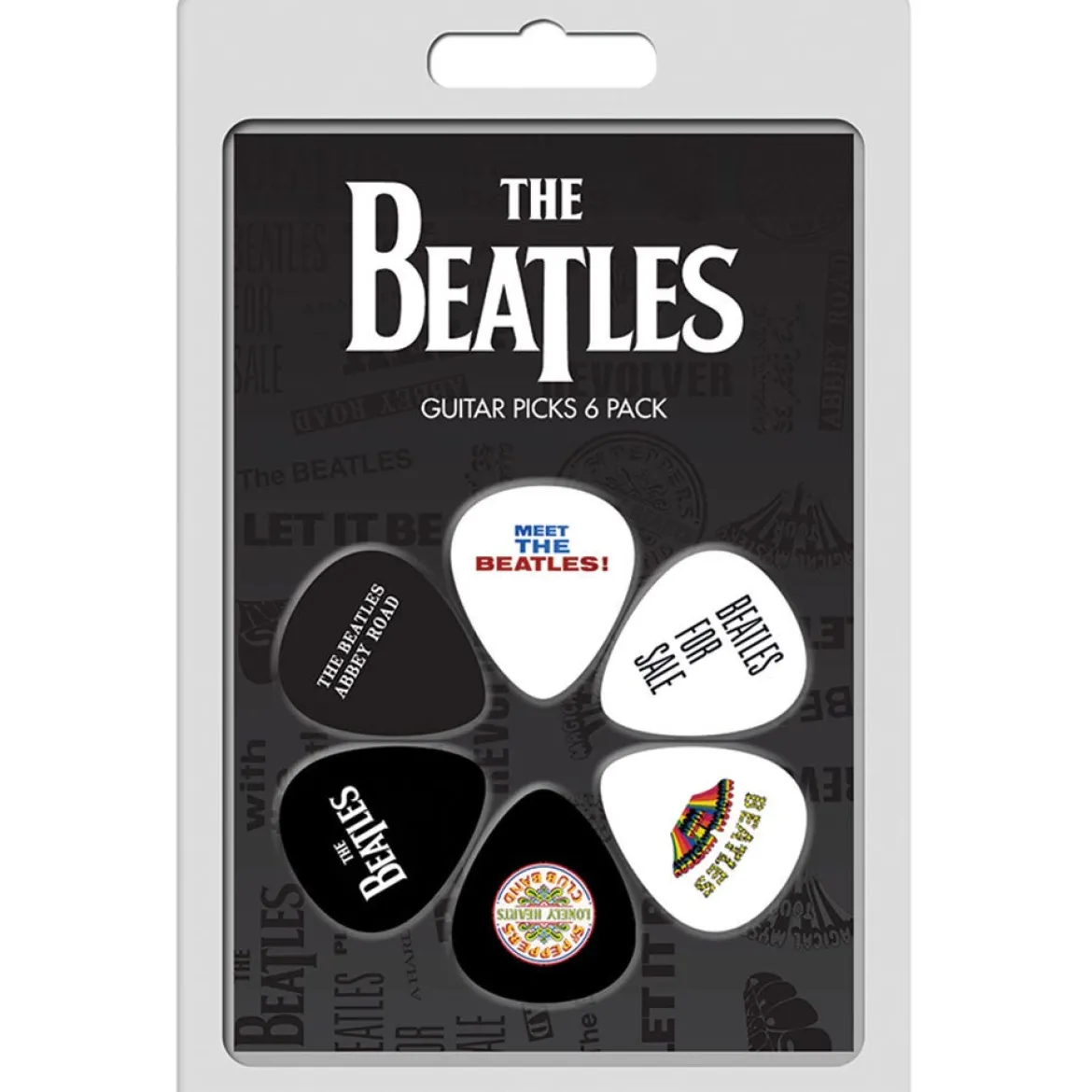The Beatles Album Covers 1 - Plektrasetti 6kpl