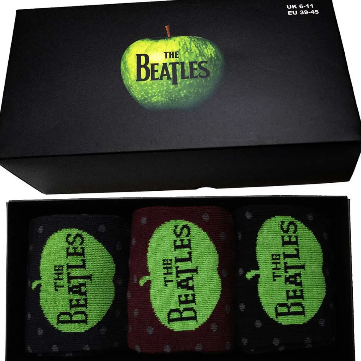 The Beatles Apple & Spots - Nilkkasukat, 3 paria