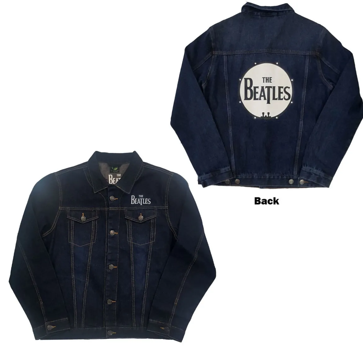 The Beatles Drum Logo - Unisex Farkkutakki
