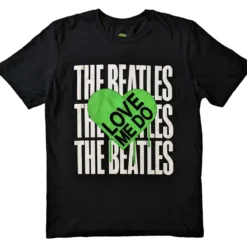 The Beatles: Love Me Do Graffiti Heart - T-paita