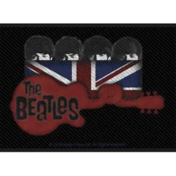 The Beatles Union Jack Guitar- Kangasmerkki