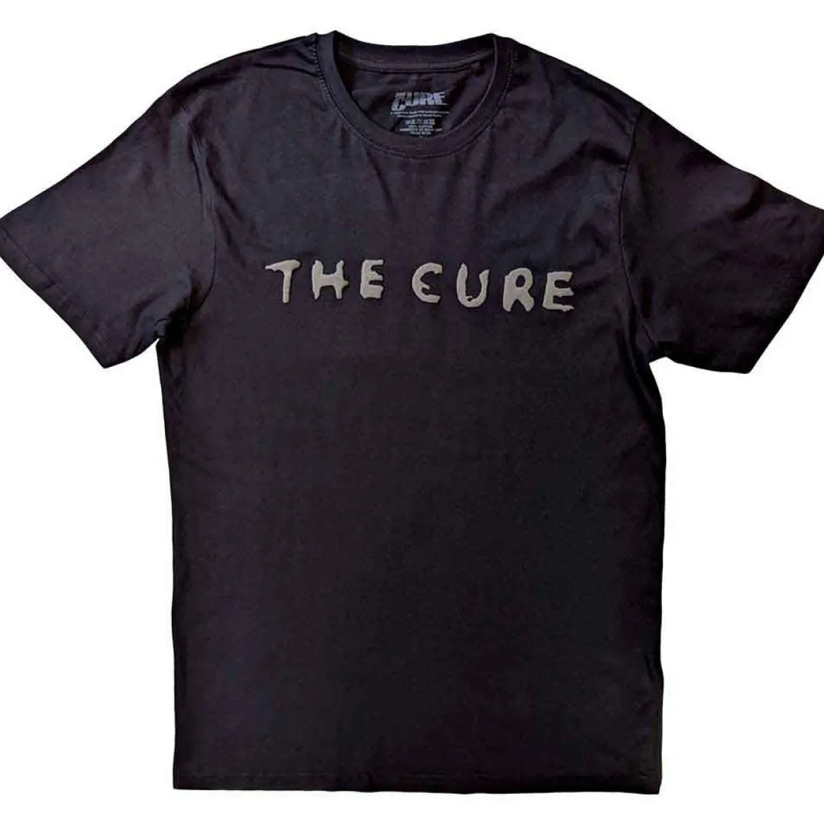 The Cure: Hi-Build Text Logo - T-Paita