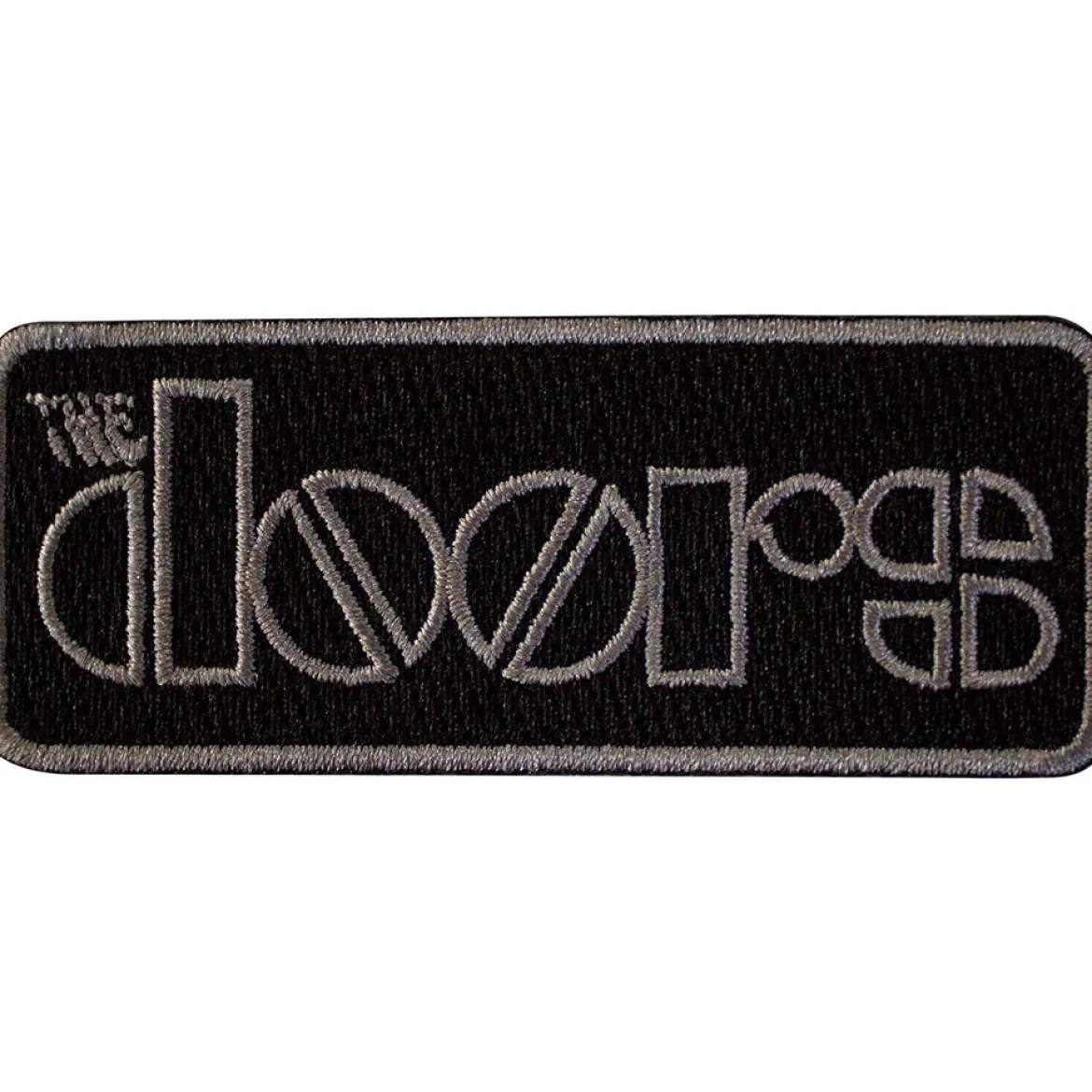 The Doors: Bordered logo - Kangasmerkki