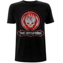 The Offspring distressed skull - T-paita