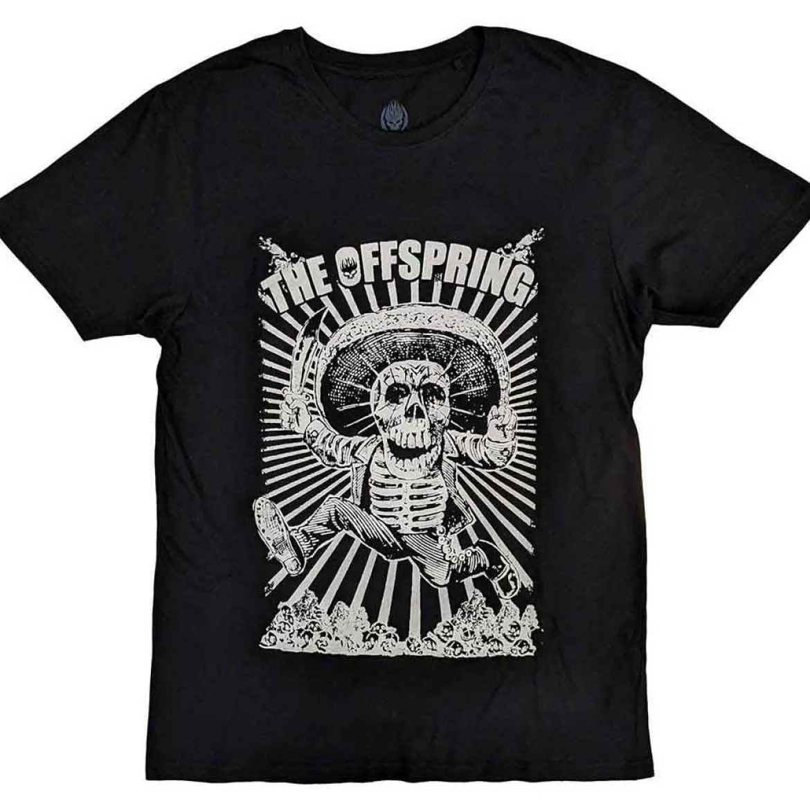 The Offspring Jumping Skeleton - T-paita