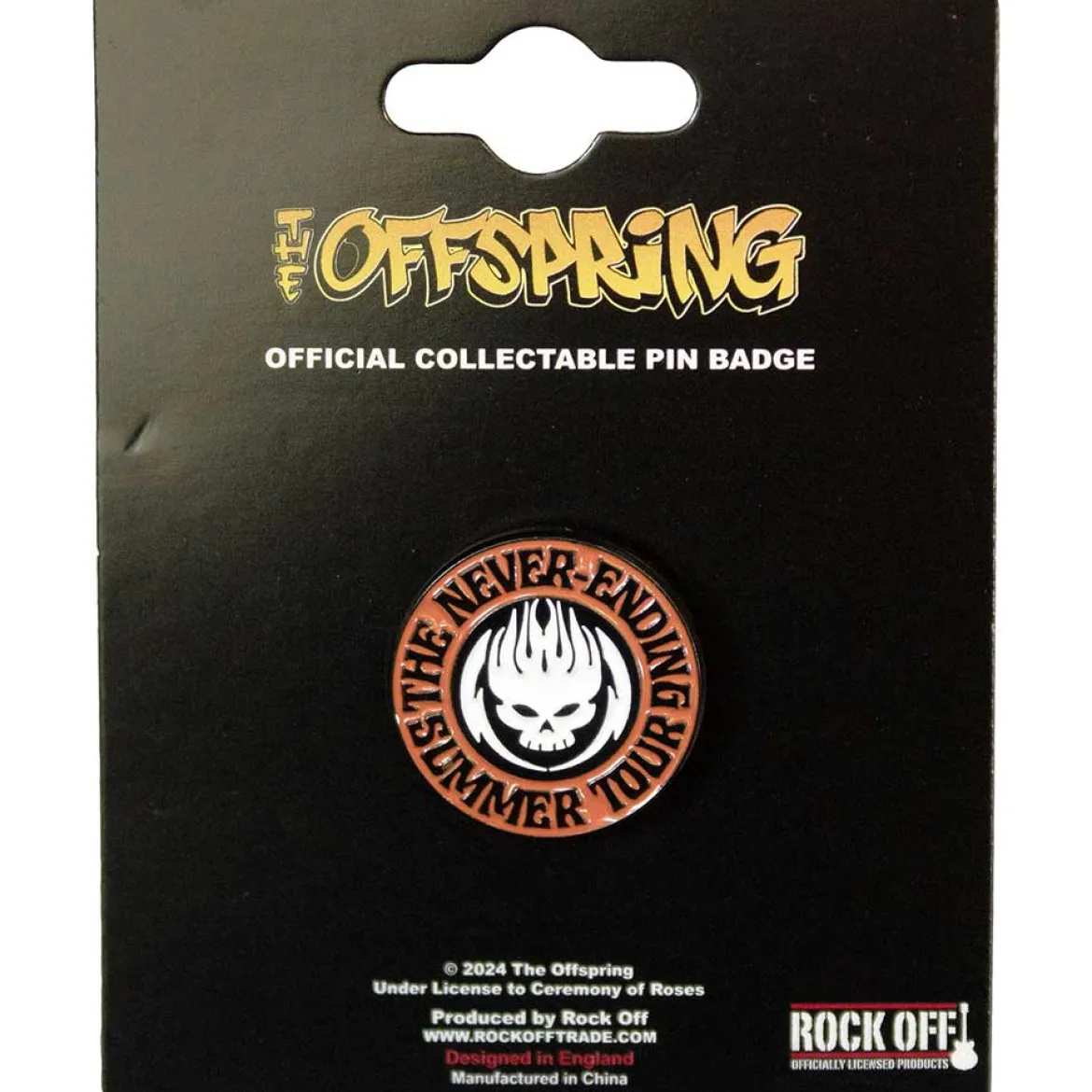 The Offspring The Never Ending Summer Tour - Pinssi