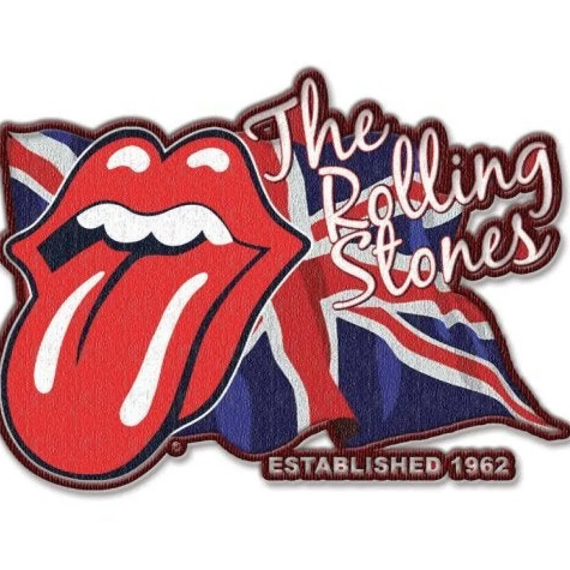 The Rolling Stones lick the flag - Kangasmerkki