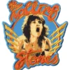 The Rolling Stones:Mick & orange logo - Kangasmerkki