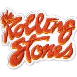 The Rolling Stones:Orange logo - Kangasmerkki