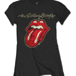 The Rolling Stones plastered tongue - Naisten T-paita