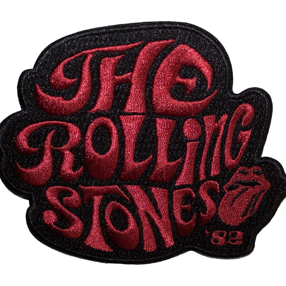 The Rolling Stones Swirl Logo '82 - Kangasmerkki