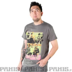 The Sex Pistols: Band Green montage - T-paita, charcoal