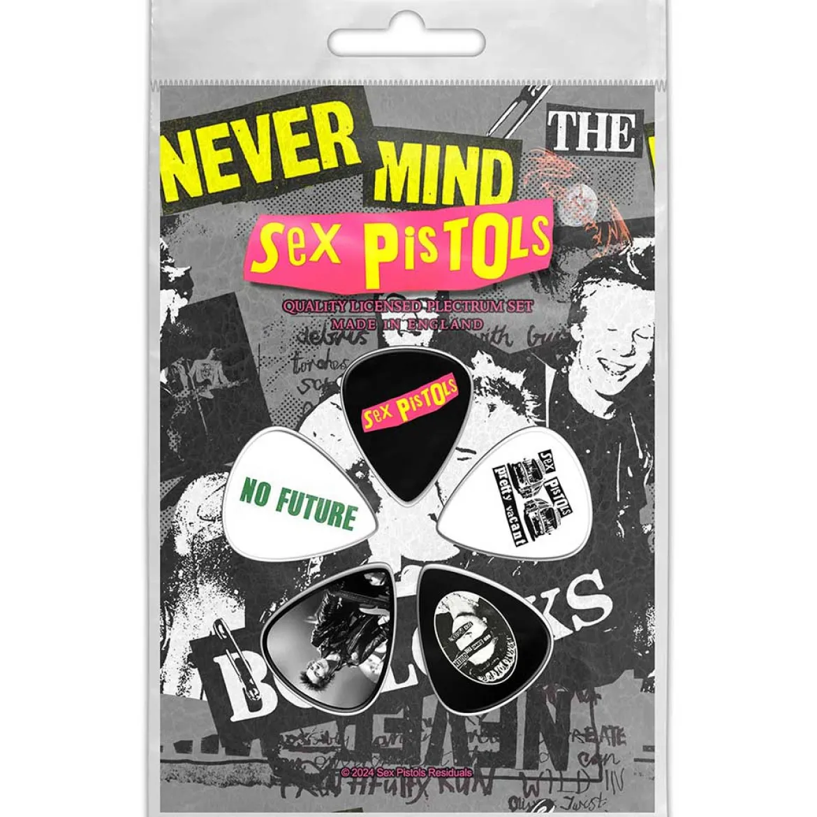 The Sex Pistols: Never mind the bollocks - Plektrasetti 5kpl