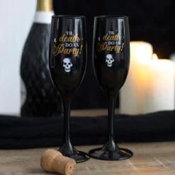 Til Death Do Us Party - Kuohuviinilasit 2kpl