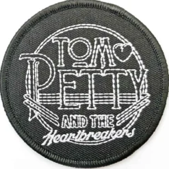 Tom Petty & The Heartbreakers Circle Logo- Kangasmerkki