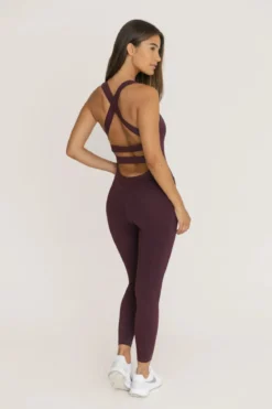 Topíssima Nicole Jumpsuit - haalari, Burgundy Purple