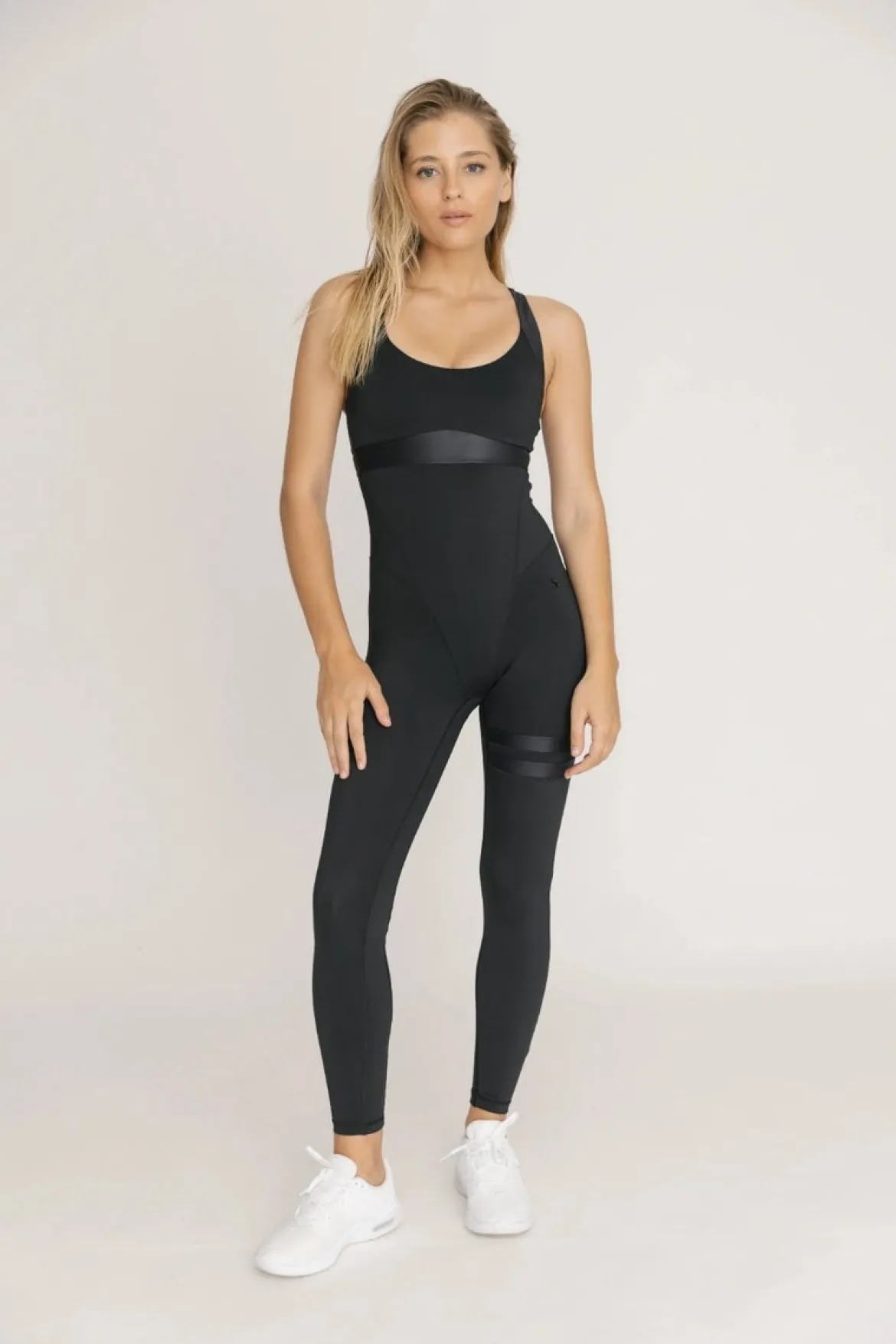 Topíssima Serena Jumpsuit -urheiluhaalari, Super Black