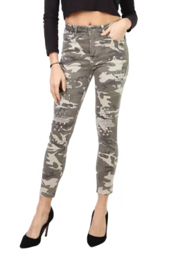 Toxik3 Studded camo - Naisten Housut