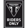 Triumph - Riders Only - Postikortti