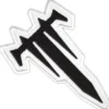 Trivium: T logo - Kangasmerkki