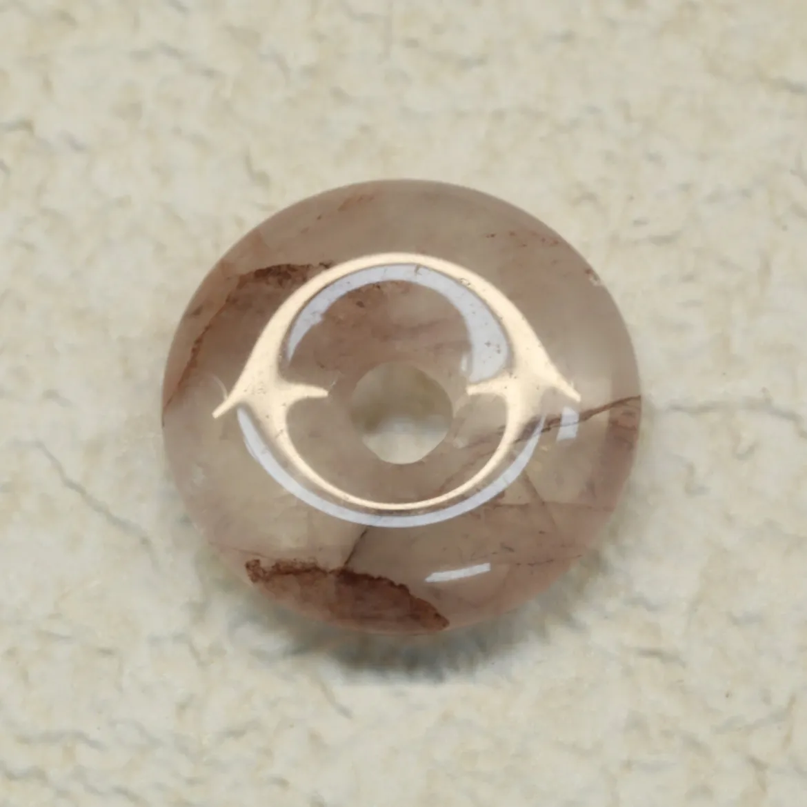 Tulikvartsi - Donitsi 1,5cm