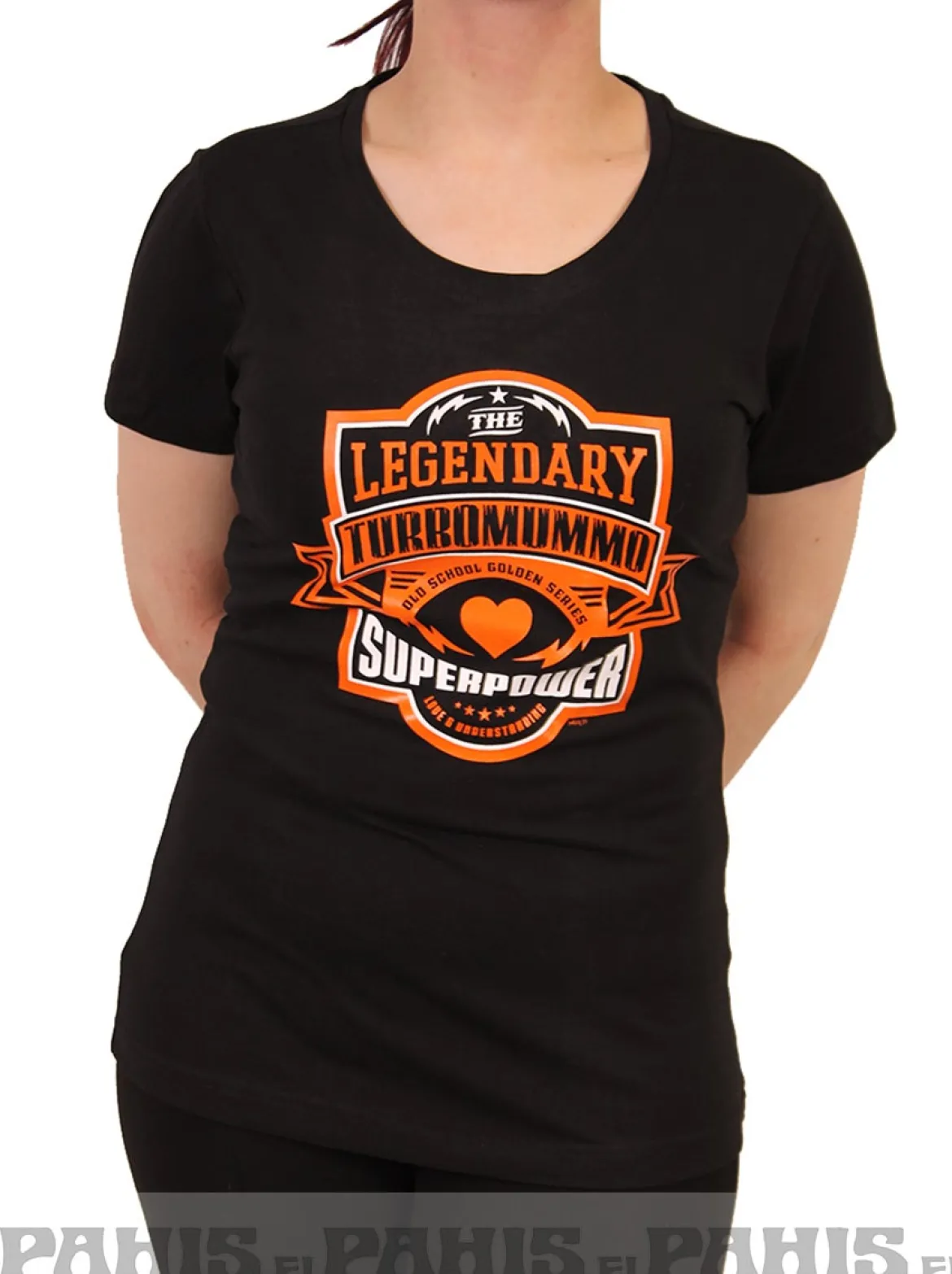 Turbomummo Lady Fit T-paita / T-paita, oranssi