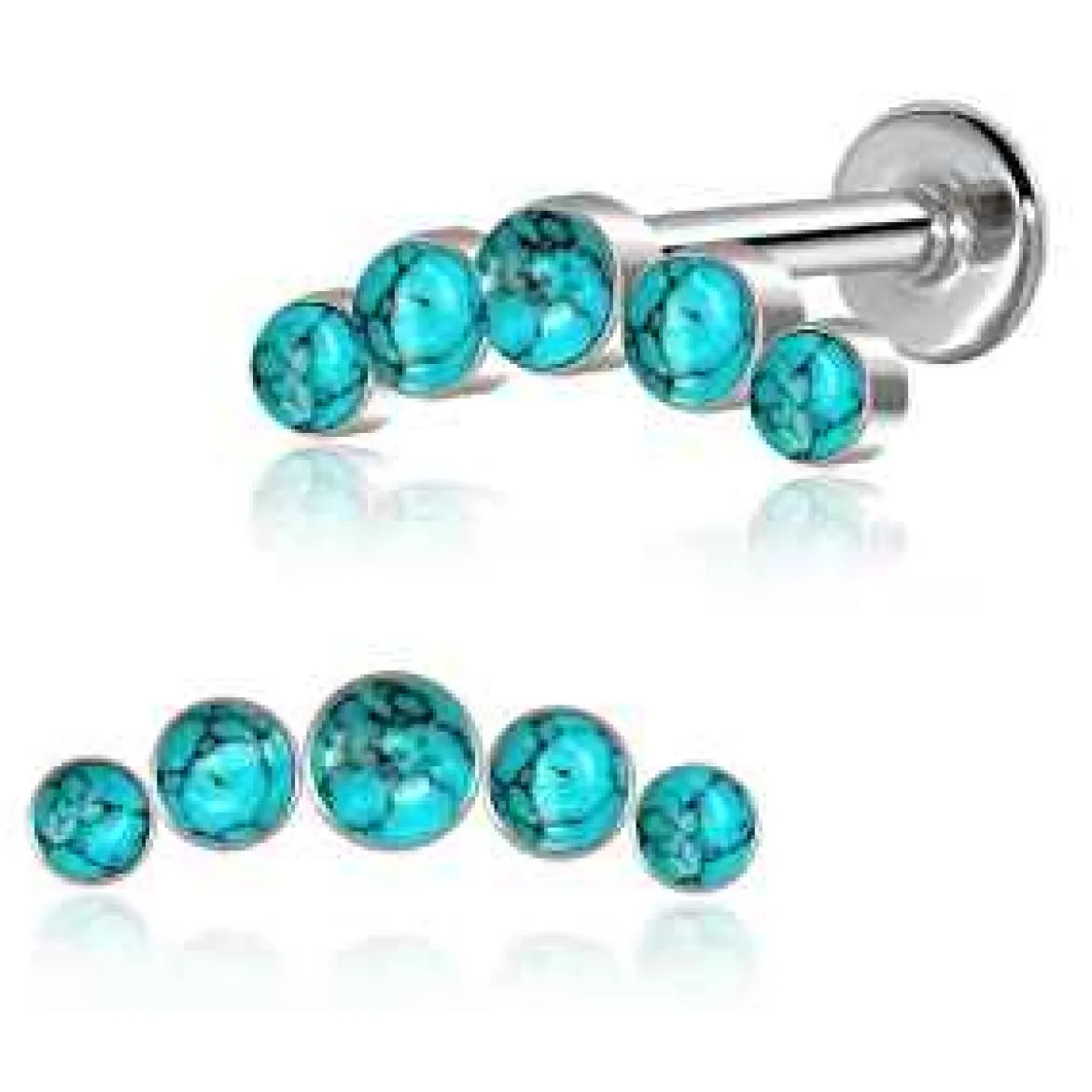 Turkoosi kaari - Lävistyskoru, labret