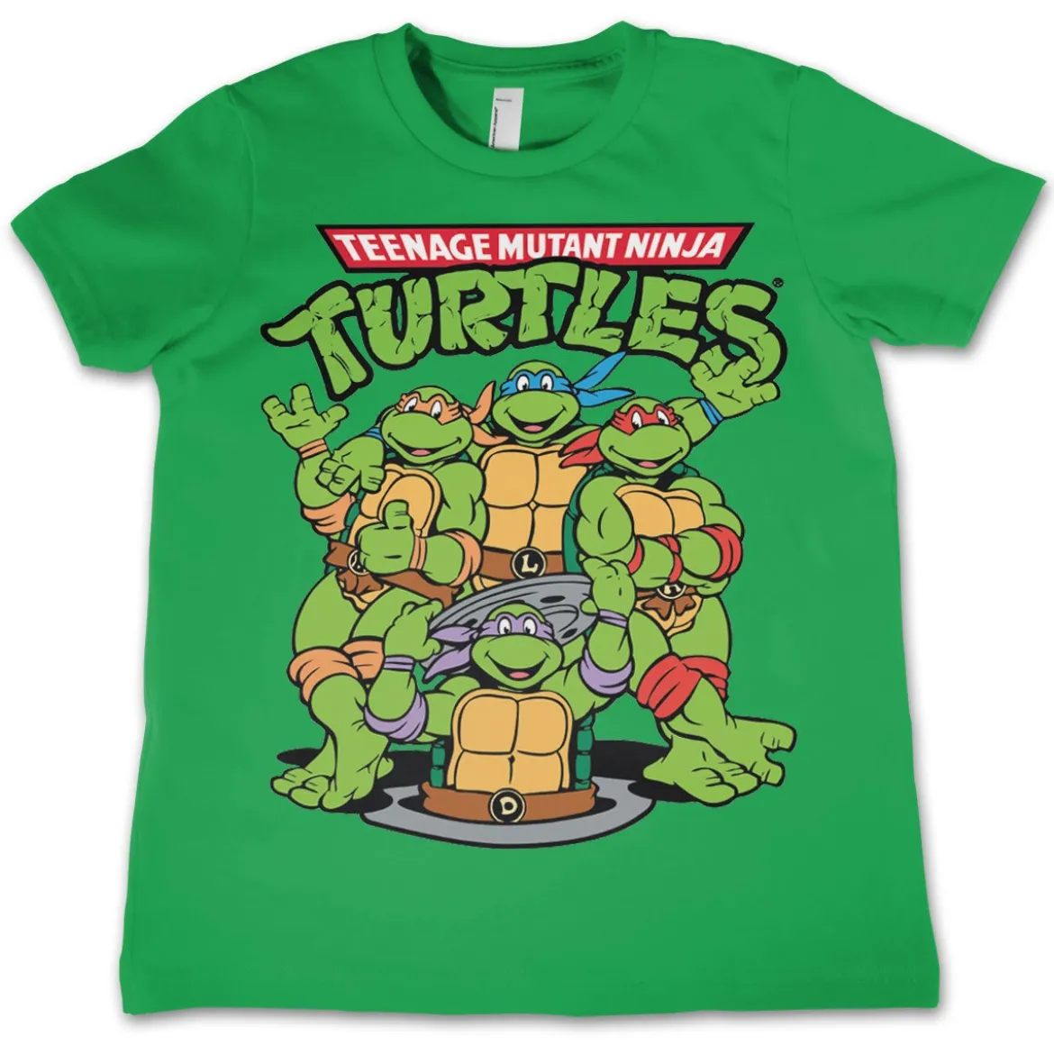 Turtles Group - Lasten T-paita, vihreä