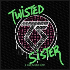 Twisted Sister: Spray Logo - Kangasmerkki