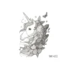 Unicorn & butterfly - pieni siirtotatuointi