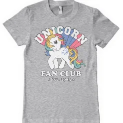 Unicorn Fan Club - T-paita, vaaleanharmaa