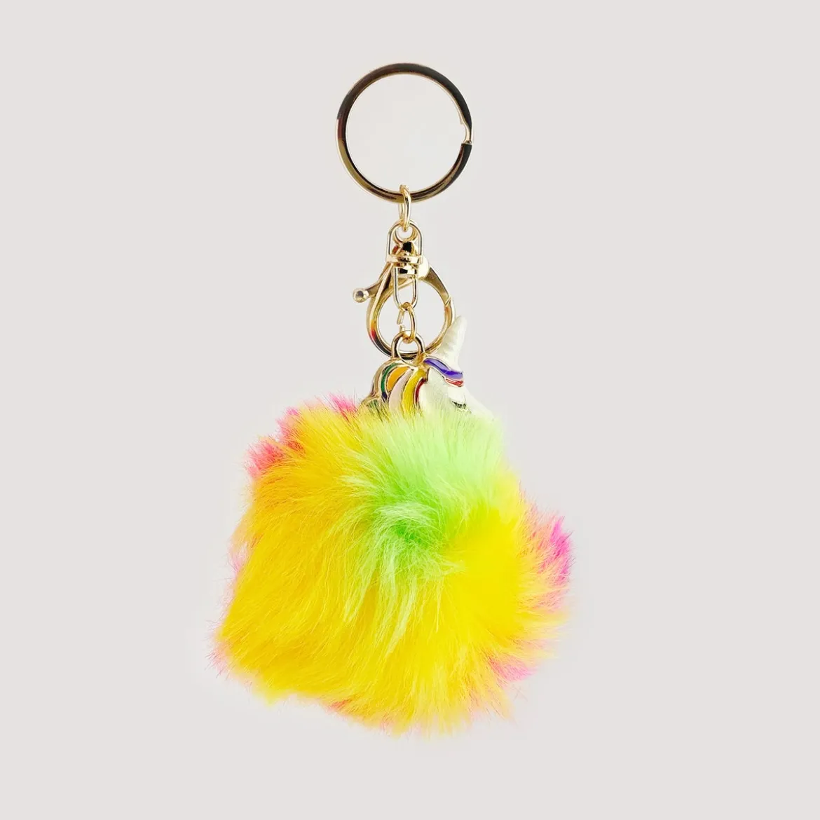 Unicorn Pom Pom - Avaimenperä, useita värivaihtoehtoja