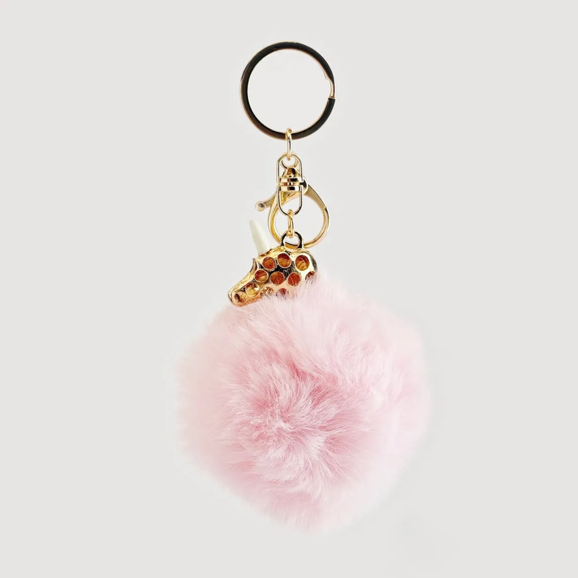 Unicorn Pom Pom - Avaimenperä, useita värivaihtoehtoja