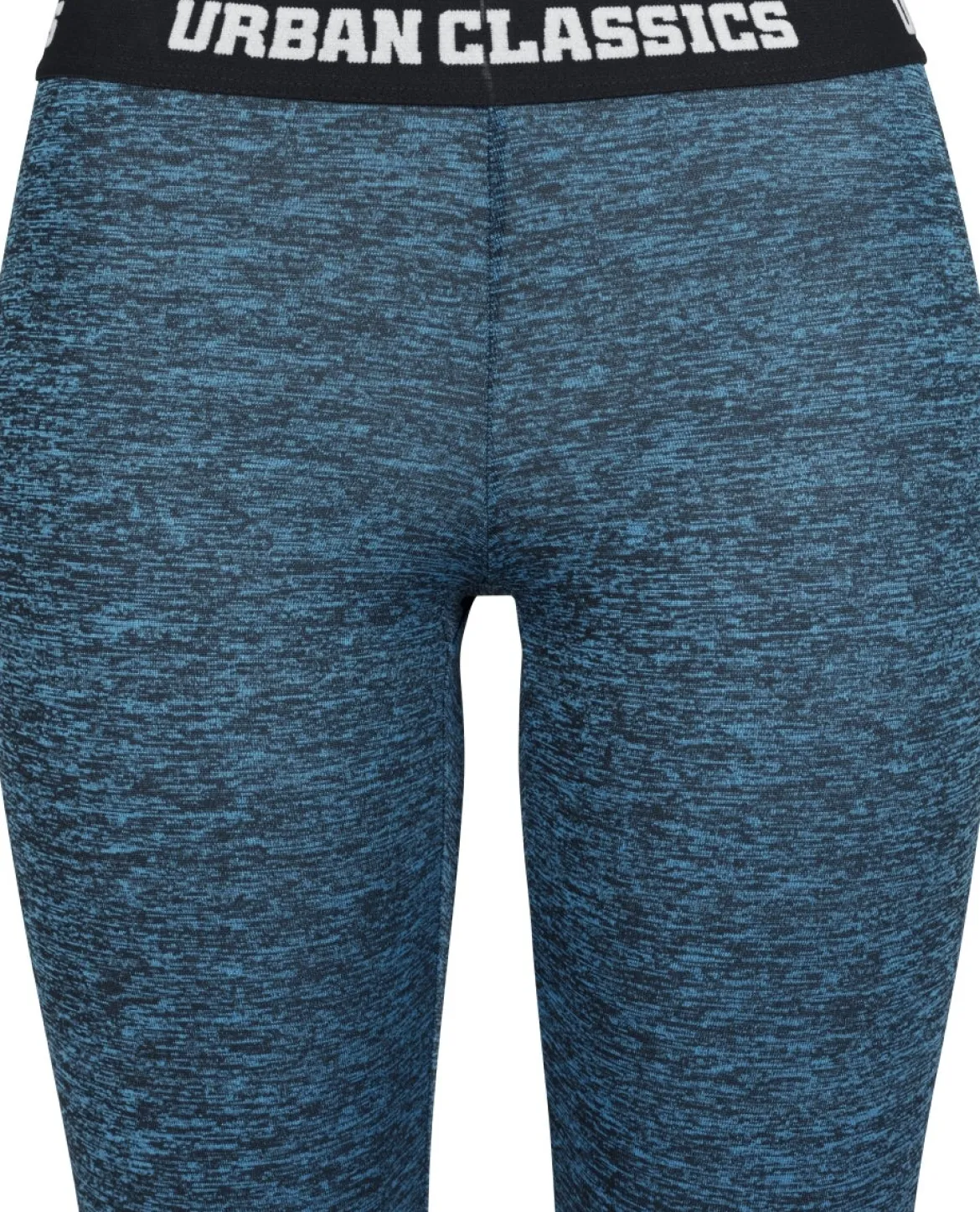 Urban Classics Active Melange logo - Legginsit, turquoise