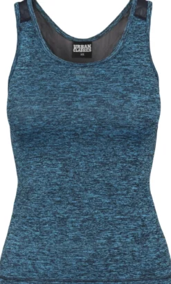 Urban Classics Active Melange - Toppi, turquoise