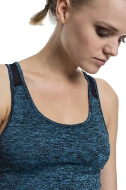 Urban Classics Active Melange - Toppi, turquoise