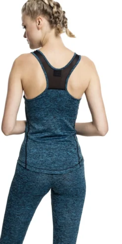 Urban Classics Active Melange - Toppi, turquoise