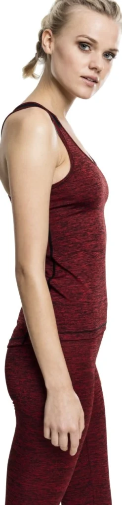 Urban Classics Active Melange - Toppi, red