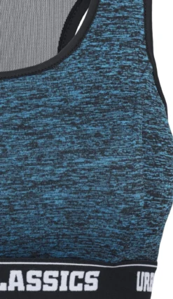 Urban Classics Active Melange logo - Urheiluliivit, turquoise