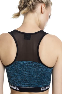 Urban Classics Active Melange logo - Urheiluliivit, turquoise