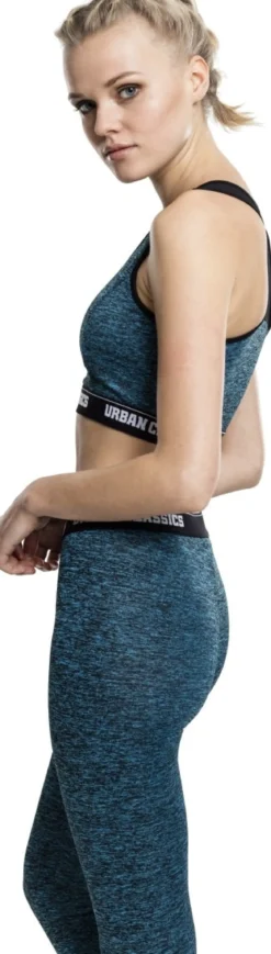 Urban Classics Active Melange logo - Urheiluliivit, turquoise
