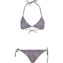 Urban Classics Animal - Bikinit, pink leo