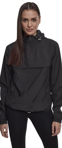 Urban Classics Basic PullOver - Tuulitakki, Black