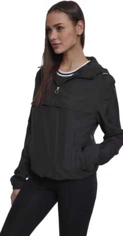 Urban Classics Basic PullOver - Tuulitakki, Black