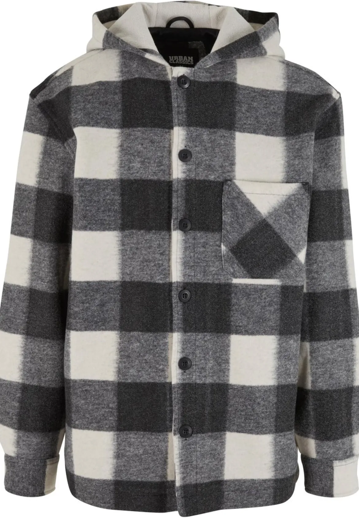 Urban Classics Big Check Jacket With Hood - Välikausitakki