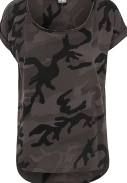 Urban Classics Camo Back Shaped - T-paita, darkcamo